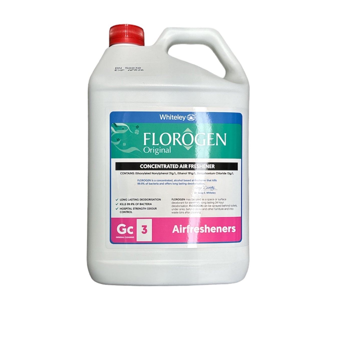 Florogen Citrus 5L/ Concentrated Deodorant (Air Fresher)