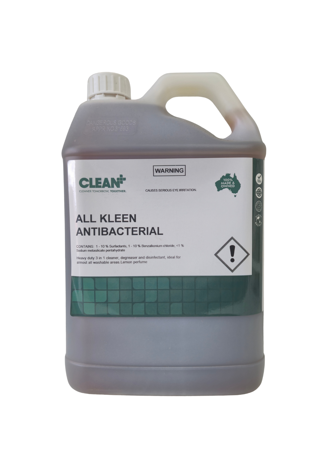 Clean+ All Kleen Antibacterial 5L