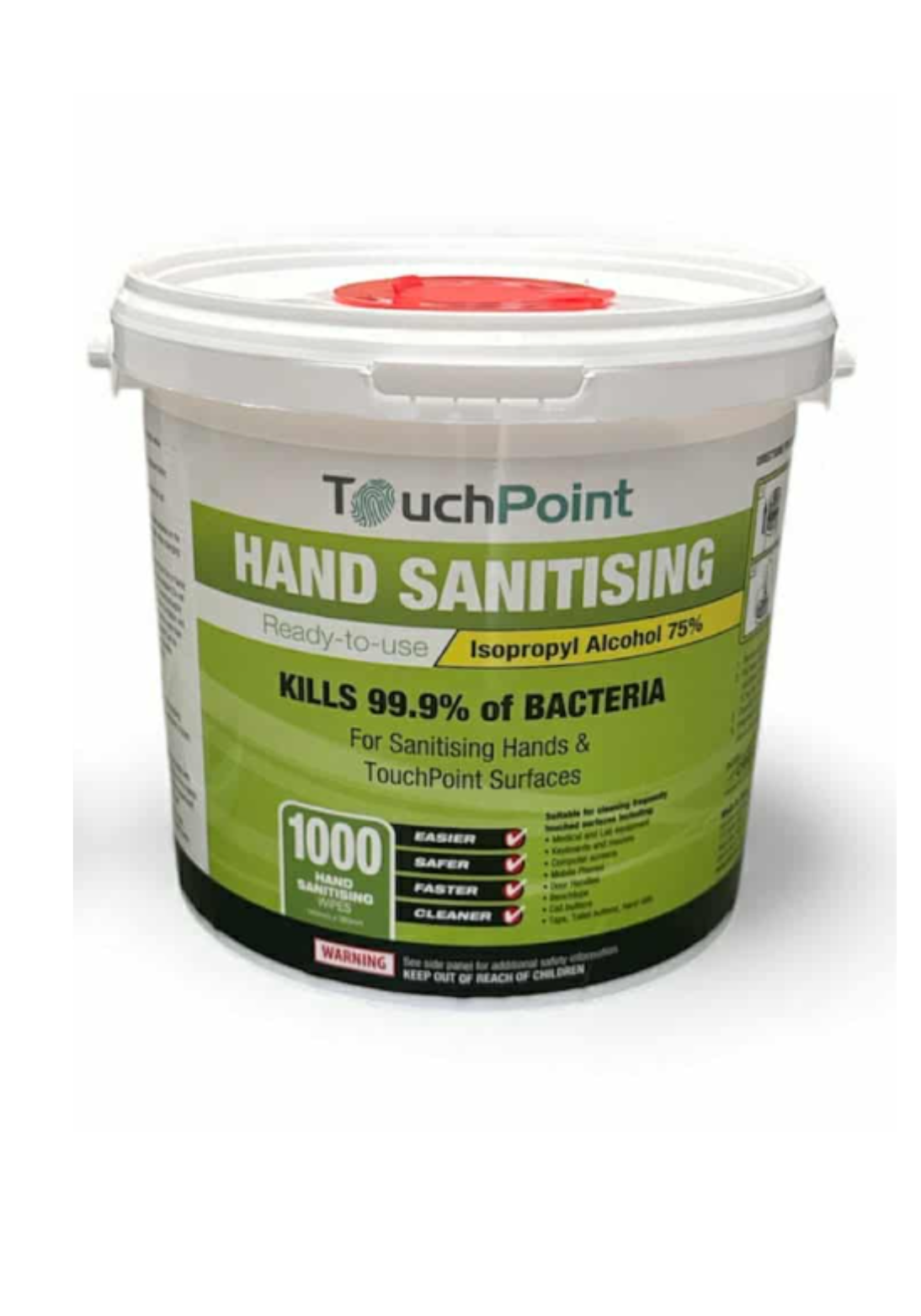TouchPoint Hand Sanitising Wipes