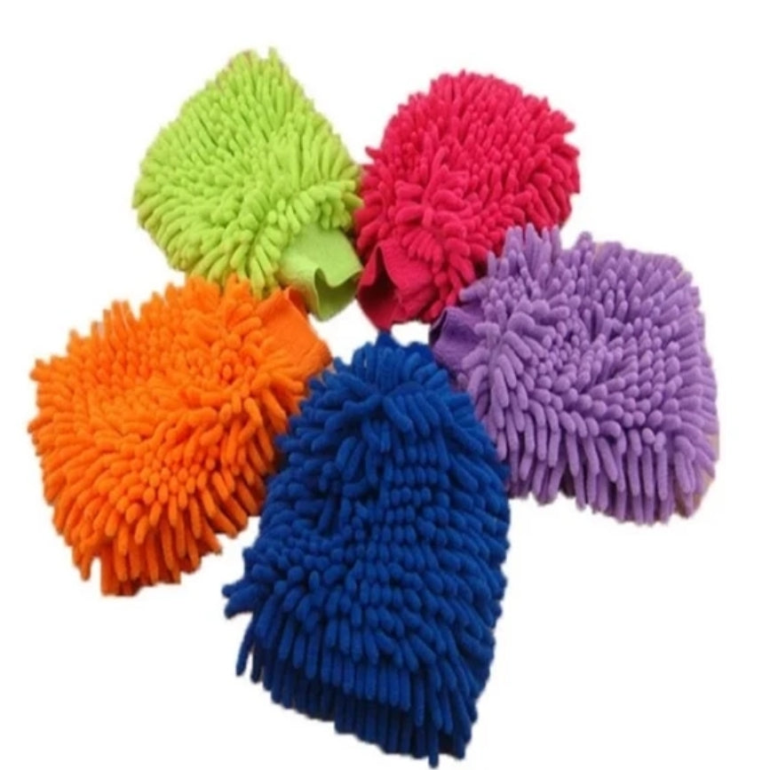 Chenille Washing Mitt 20*28, 130 gsm