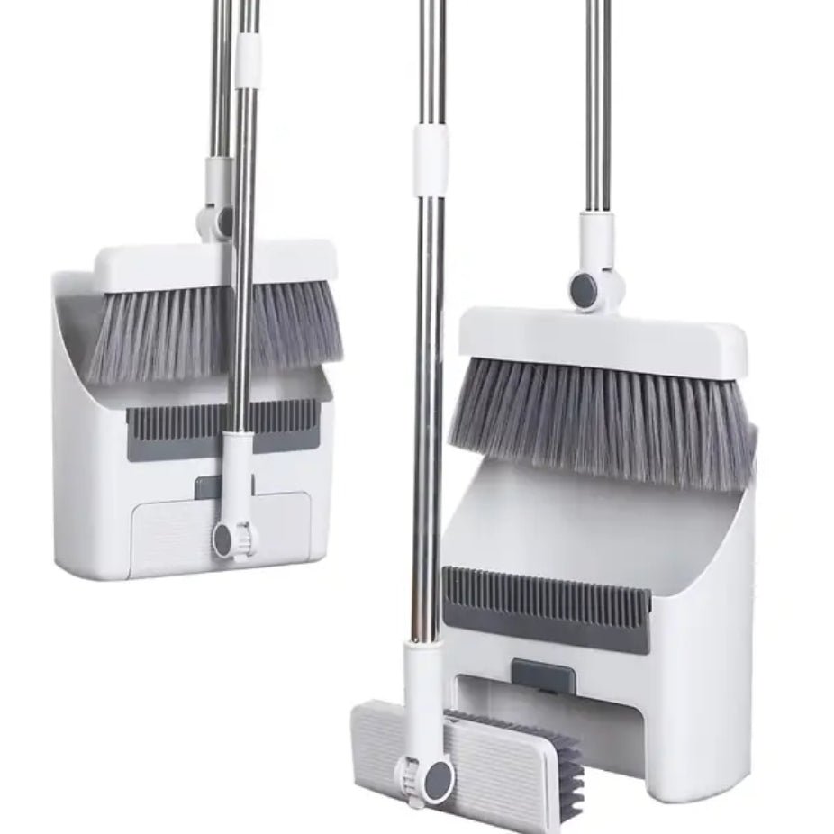 3 in 1 Broom, Dustpan Set with Brush