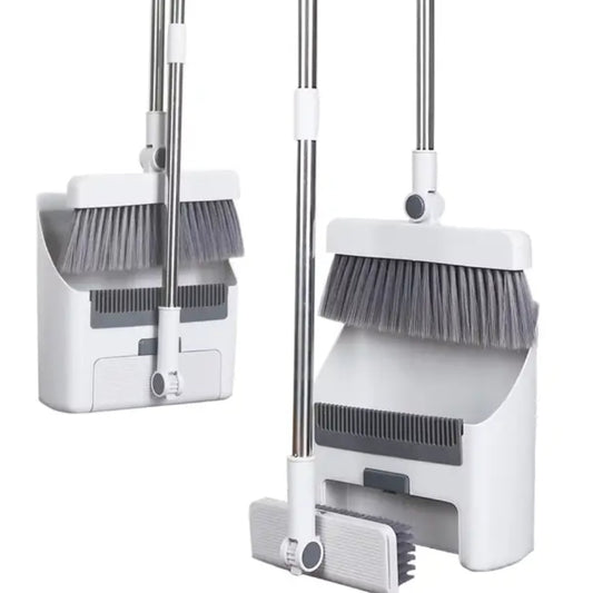 3 in 1 Broom, Dustpan Set with Brush