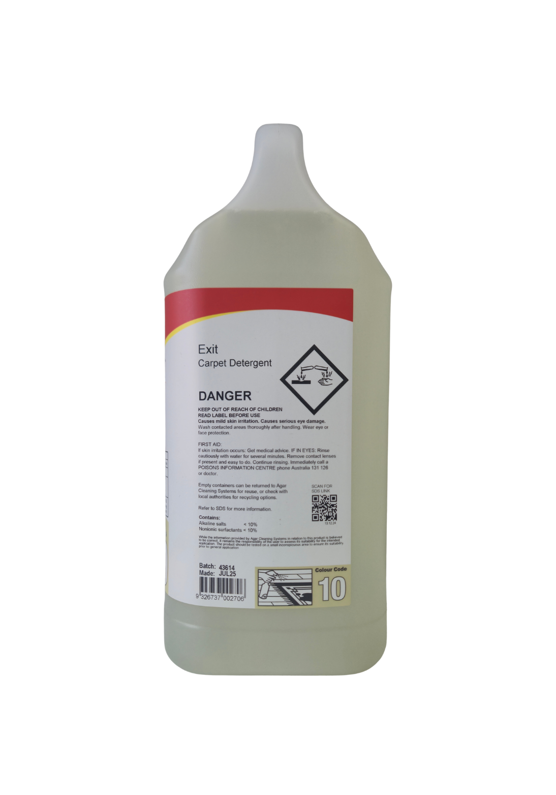 Agar Exit Carpet Detergent 5L