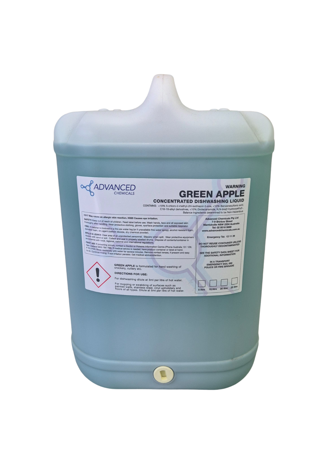 Green Apple Detergent 25L