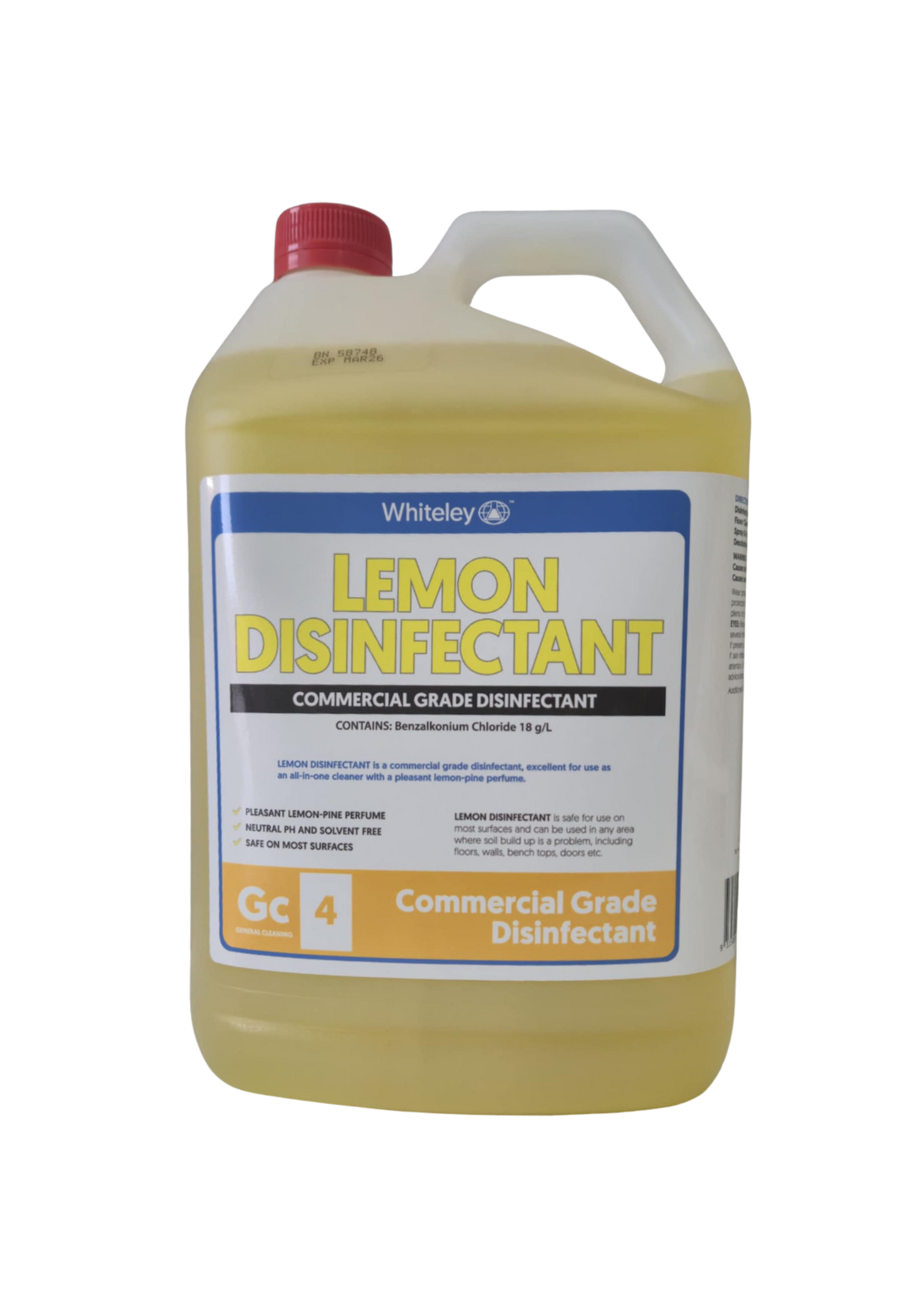Lemon Disinfectant 5L 120168