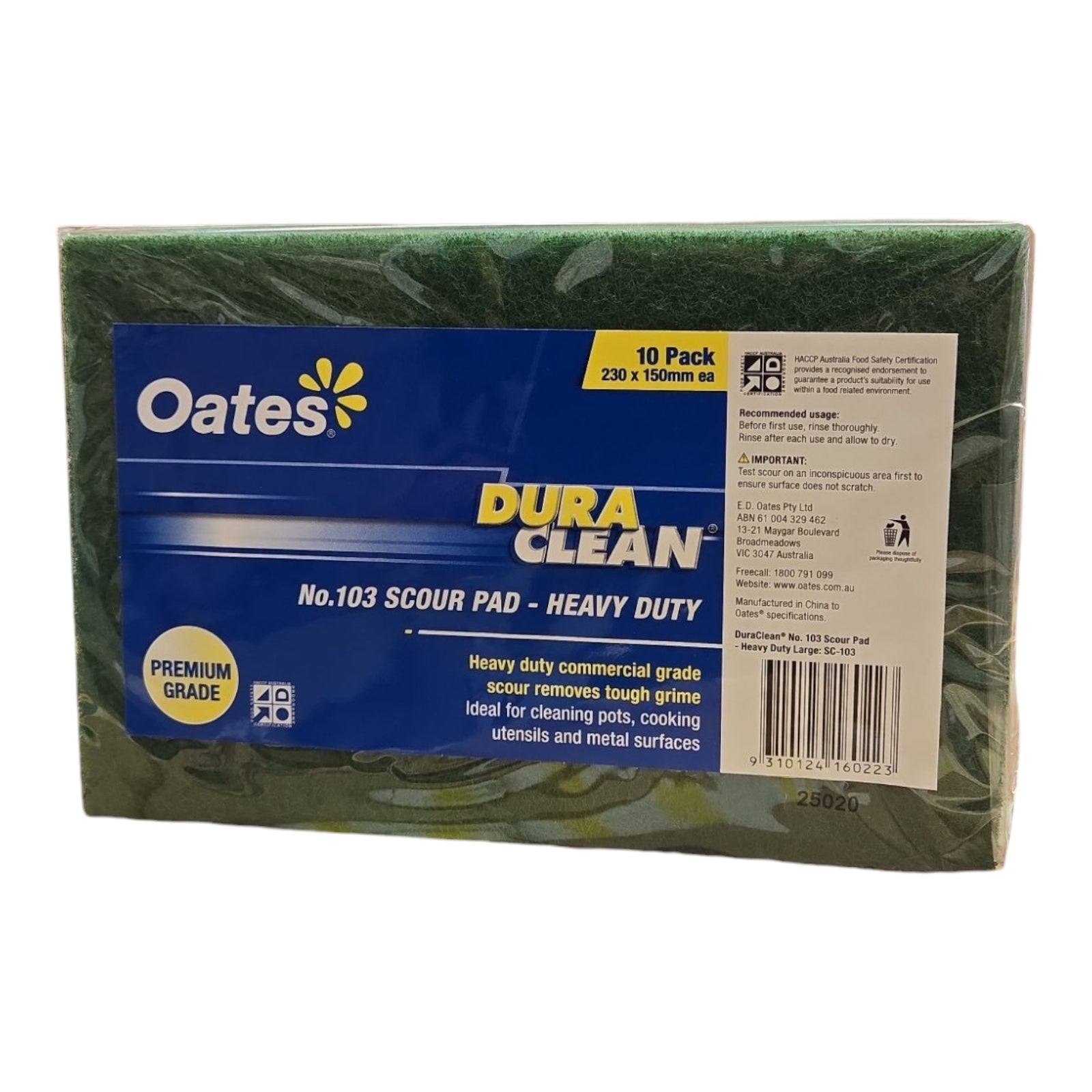 Dura Clean No. 103 Scour Pad - Heavy Duty Large: SC-103