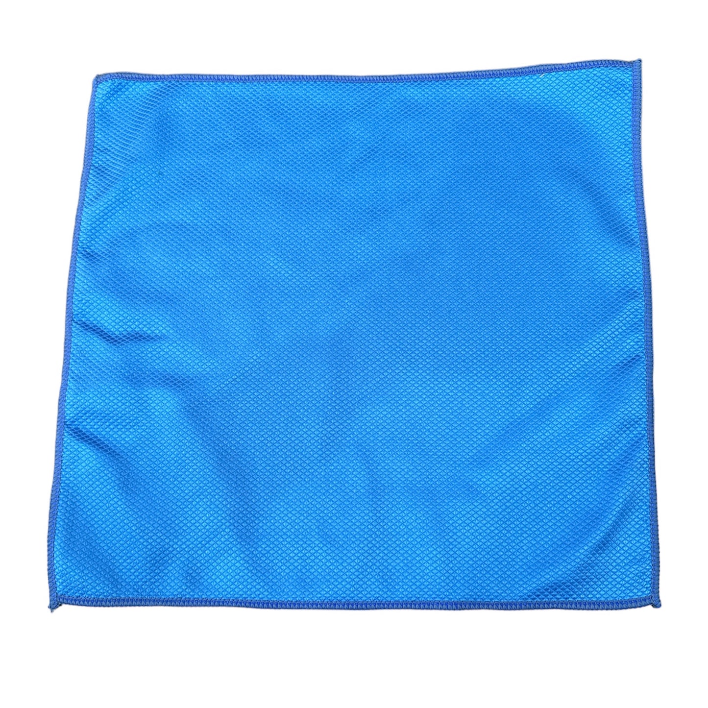 Fish Scale Overlocked Edge 40*40, 300 gsm blue