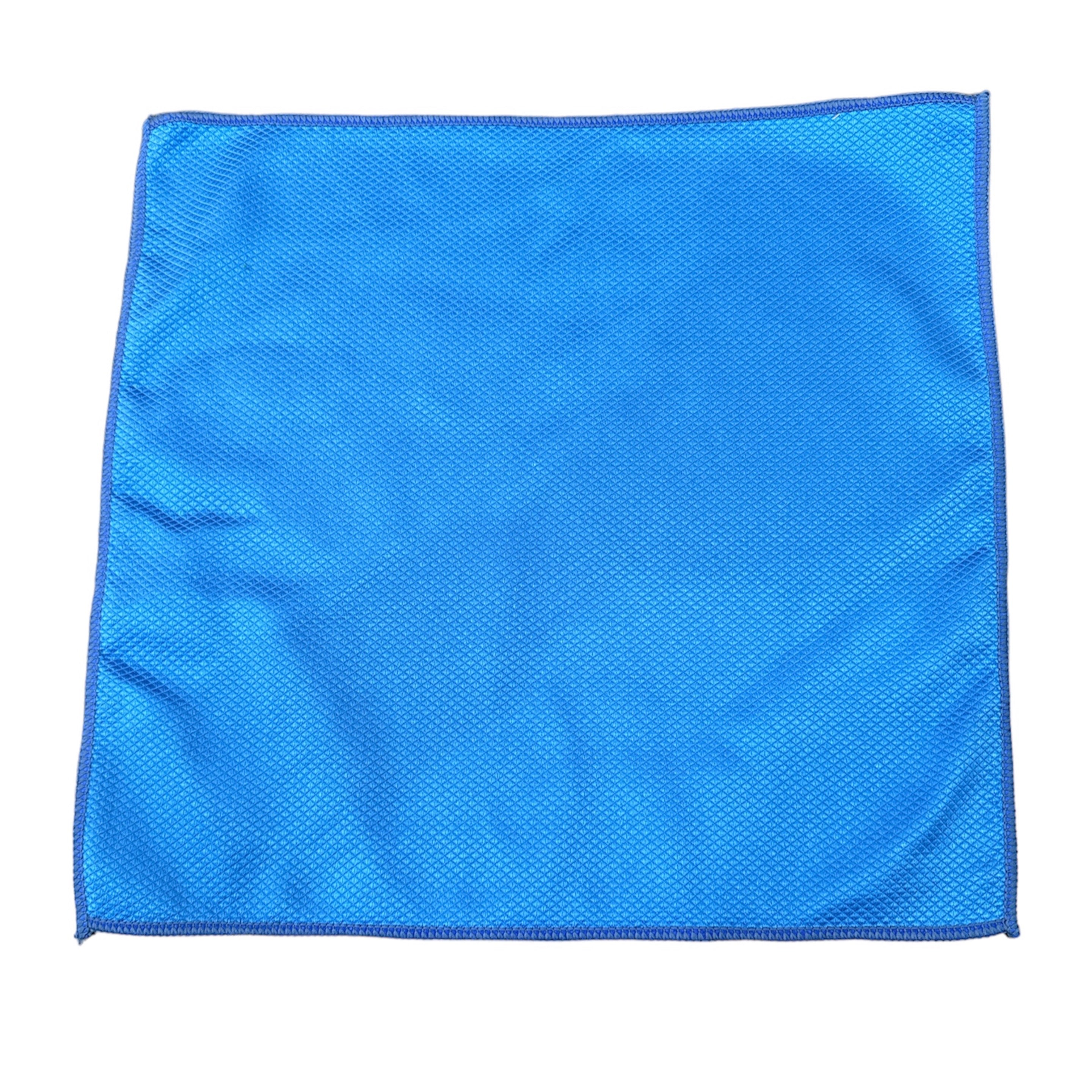 Fish Scale Overlocked Edge 40*40, 300 gsm blue