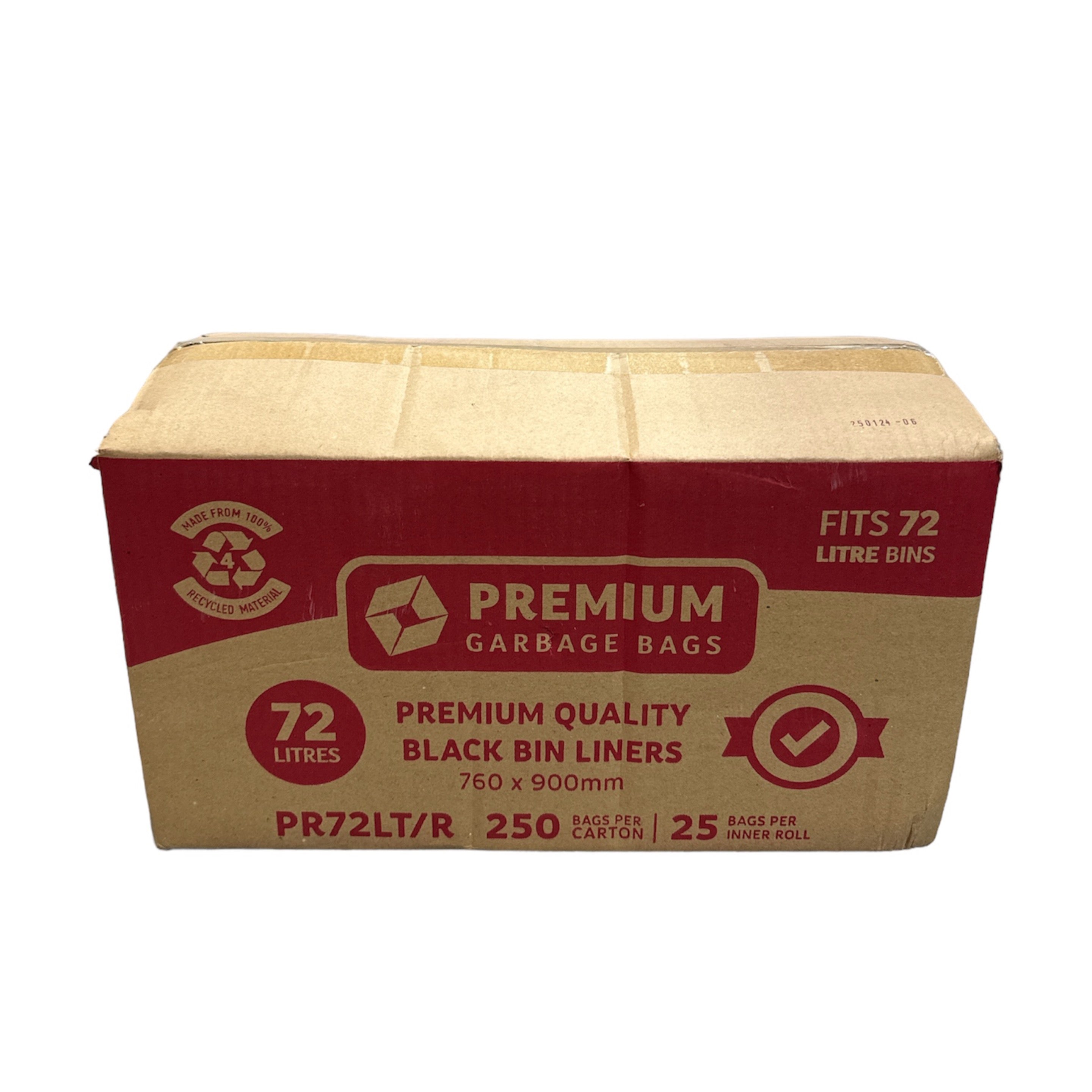 Premium G/Bag Roll Black 72L 250pcs (PR72LTR)
